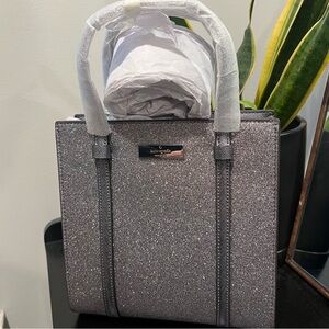Kate Spade Kenzie Glitter Small Tote NWT